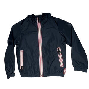 Hunter Kids Boys Girls Original Shell Hooded Softshell Jacket 5-6 Navy MSRP$85